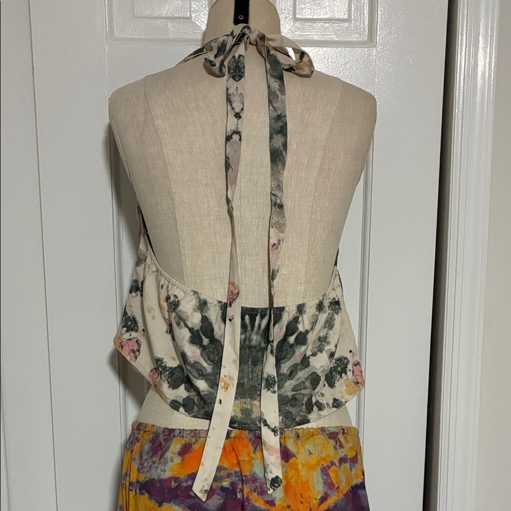 Free People Tie-Dye Halter Top and Skirt Set - Picture 5 of 7